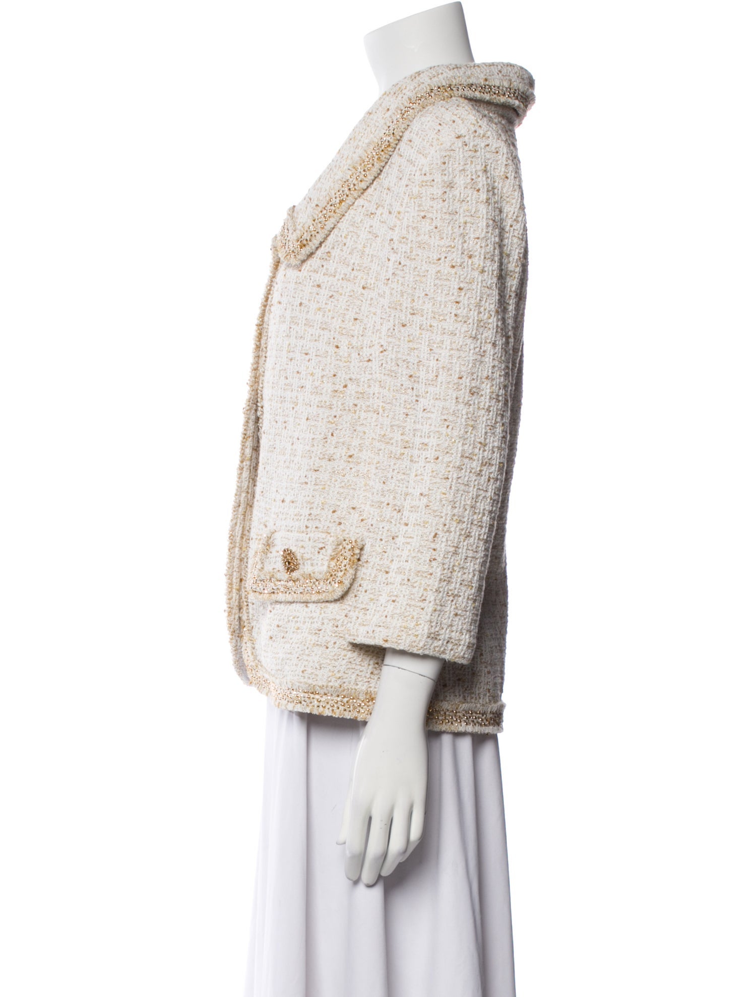 St. John Evening Tweed Pattern Jacket